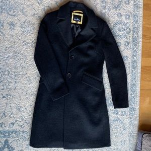 Black Sam Edelman Boucle Blazer Coat